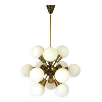 Mid-Century Sputnik Chandelier from Kamenický Šenov, 1970s