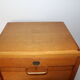 Single curtain binder cabinet beech light oak