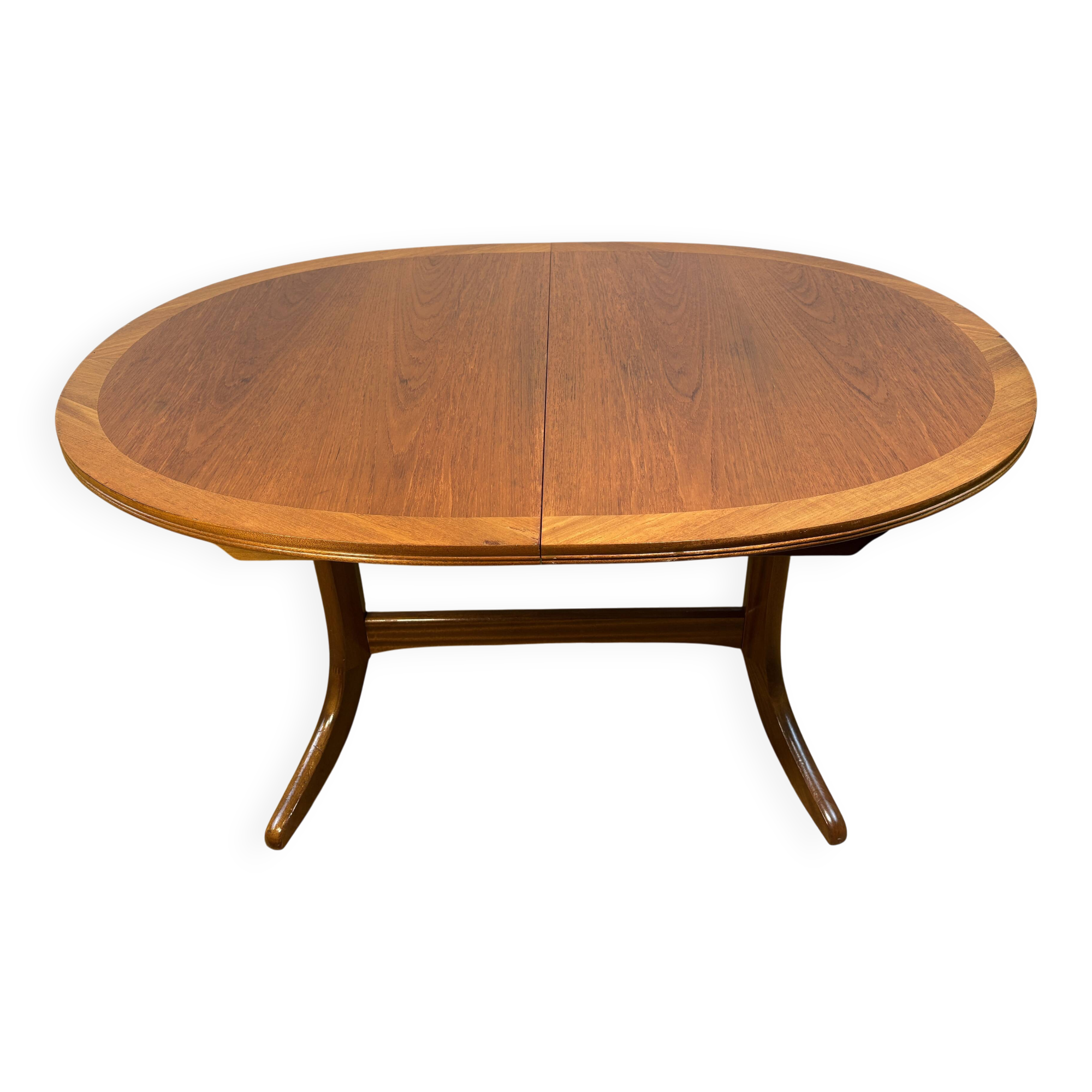 Mid-Century Retro Vintage Teak Extending Dining Table by Nathan 1960s  Seat