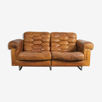 By Sede DS-P by Robert Haussmann in cognac brown leather