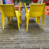 Set of 4 Helmut Bätzner chairs