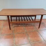 Scandinavian teak coffee table Grete Jalk from the 60s