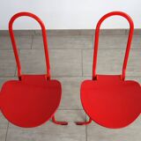 2 folding chairs with stand Gastone Rinaldi for Thema