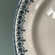 Set of 10 old dessert plates, Longwy and Saint Amand