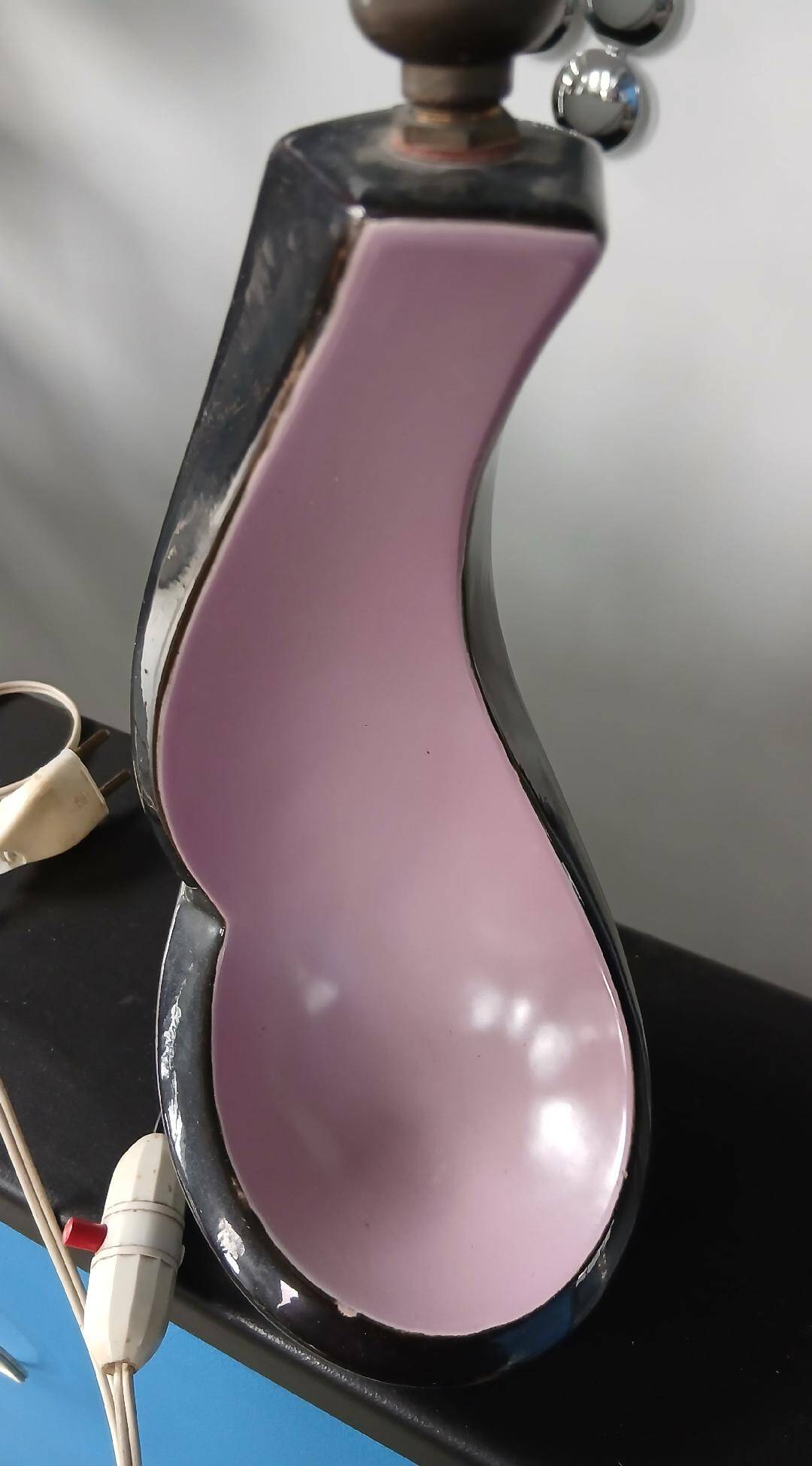 RETRO CERAMIC LAMP FROM THE 50s 60s