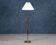 Mid-Century Floor Lamp in Teak & Brass, Denmark, 1960s
