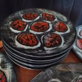 Vintage oyster service