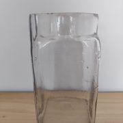 Vase, old jar in blown glass
