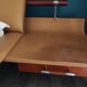 Lit Vanity Roche Bobois (designer Luigi Gorgoni) in leather.