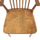 Scandinavian armchair "Pinnstol" in beech, Sweden, 1960