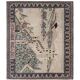 Vintage handmade Turkish rug 130x155 cm
