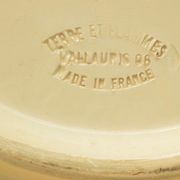 Vallauris Aegitna Saltalamacchia cheese platter made in France / Thistle model / 50s