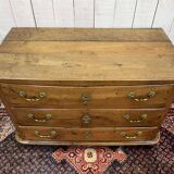 18th century chest of drawers in walnut and fir