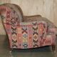 Three-seater Kilim vintage sofa by George Smith