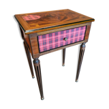 Refurbished wooden bedside table