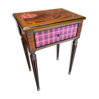 Revamped wooden bedside table