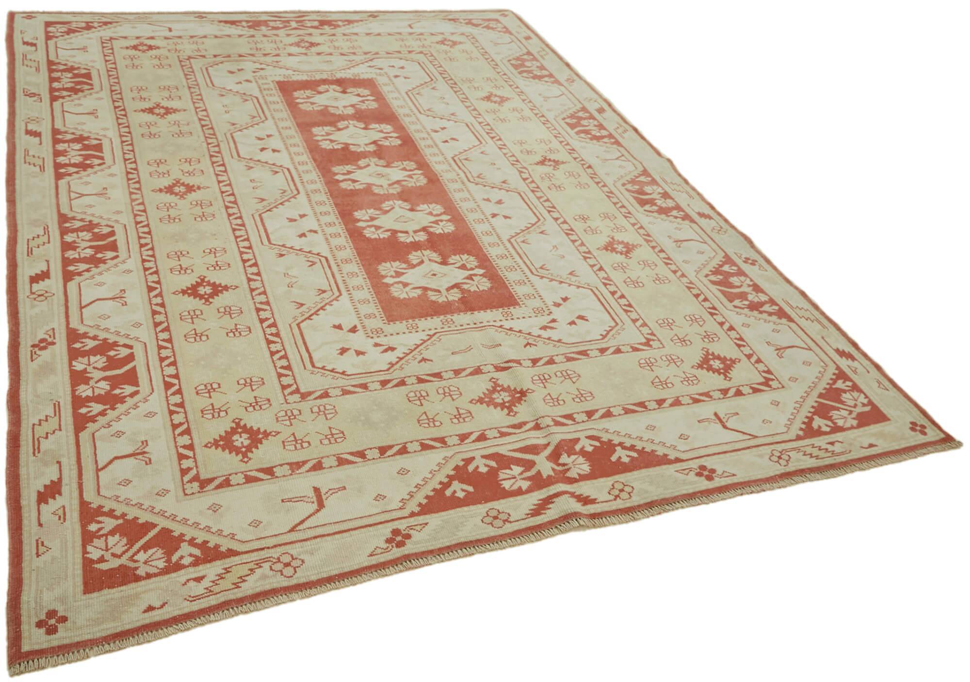 Turkish Vintage Anatolian Rug 211 cm x 268 cm