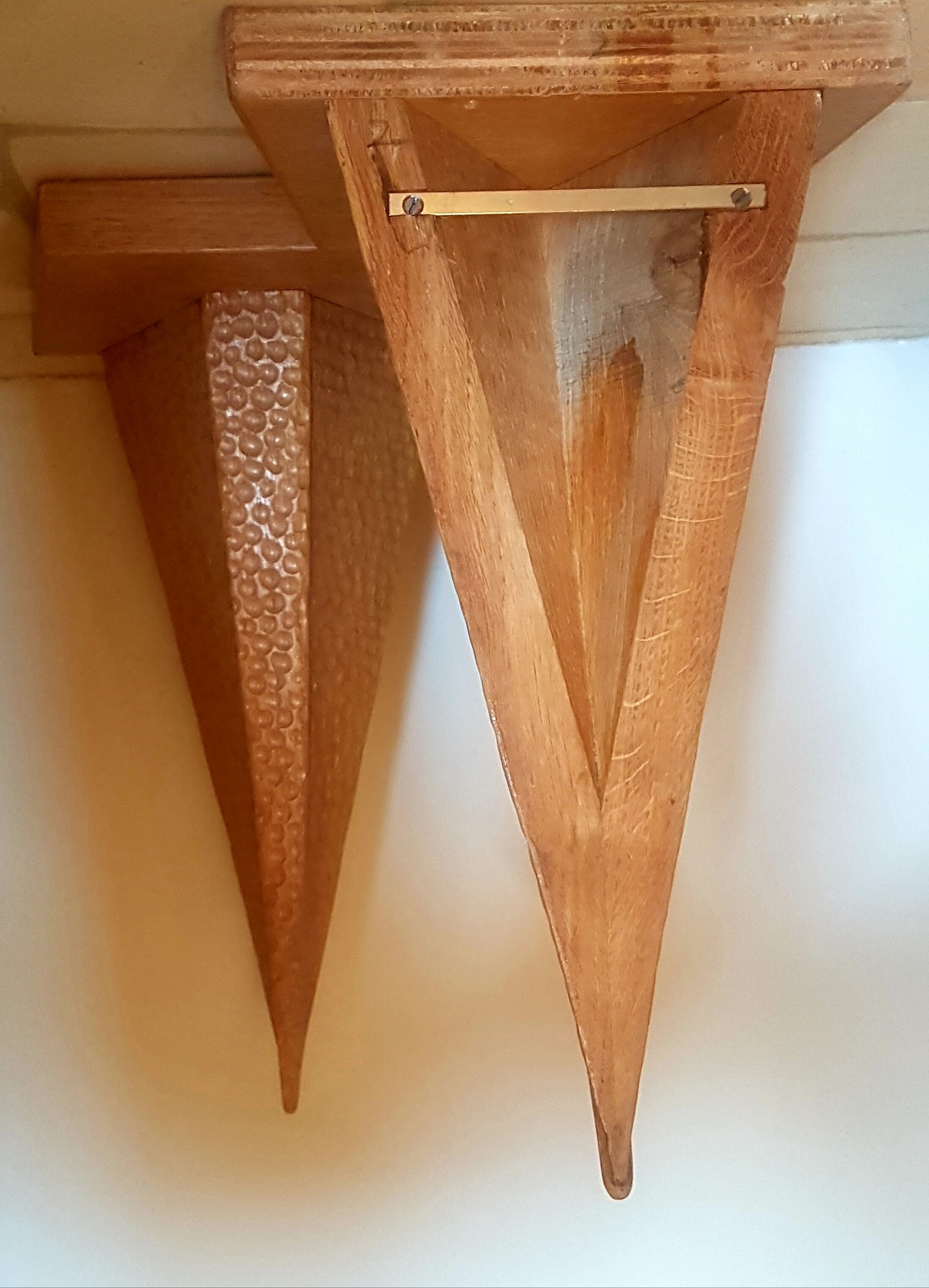 Wooden wall shelves 60s/70s