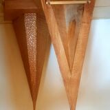 Wooden wall shelves 60s/70s