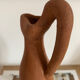 Decorative pot or vase in terracotta clay