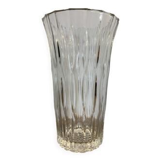 Vintage glass vase by Jiří Řepásek for Sklo Union 1960s