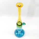 Glass vase wind pipes Bertil Vallien for Kosta Boda