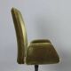 Paire de fauteuils vintage en tissu, mousse et métal, design Italie années 1970