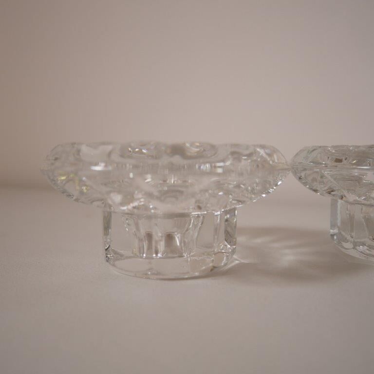 Set of 8 glass candle holders, Luminarc