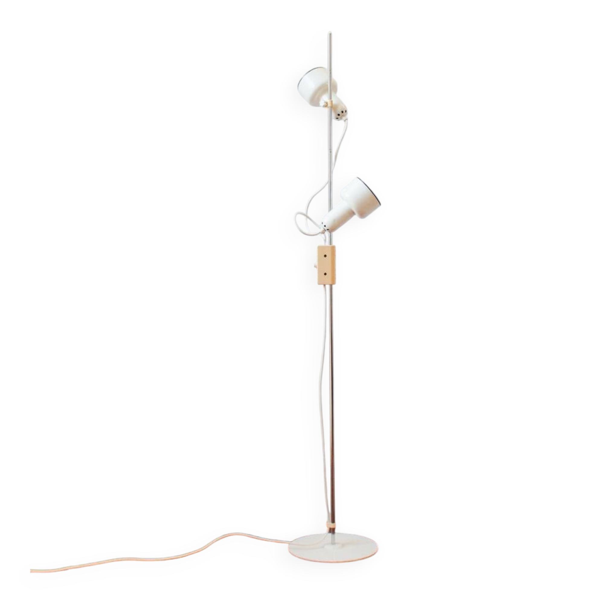 Lampadaire design italien 2 spots réglables