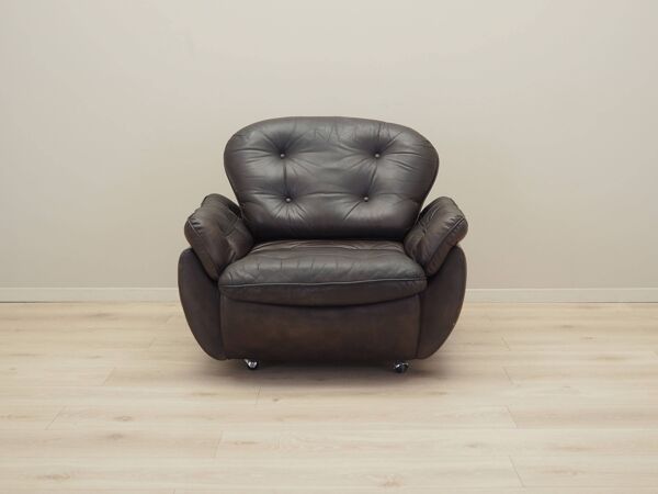 Fauteuil à roulettes, design italien, années 1970, production : Italie