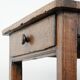 Robust French farmhouse antique dining table from the 18th century