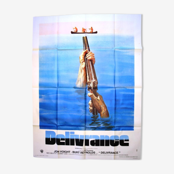 Original movie poster " Deliverance " 1972 Burt Reynolds , John Voight