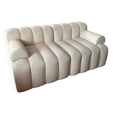White 2-seater sofa
