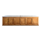 Comptoir de pharmacie double face en châtaignier et marbre — Art Déco, 1900