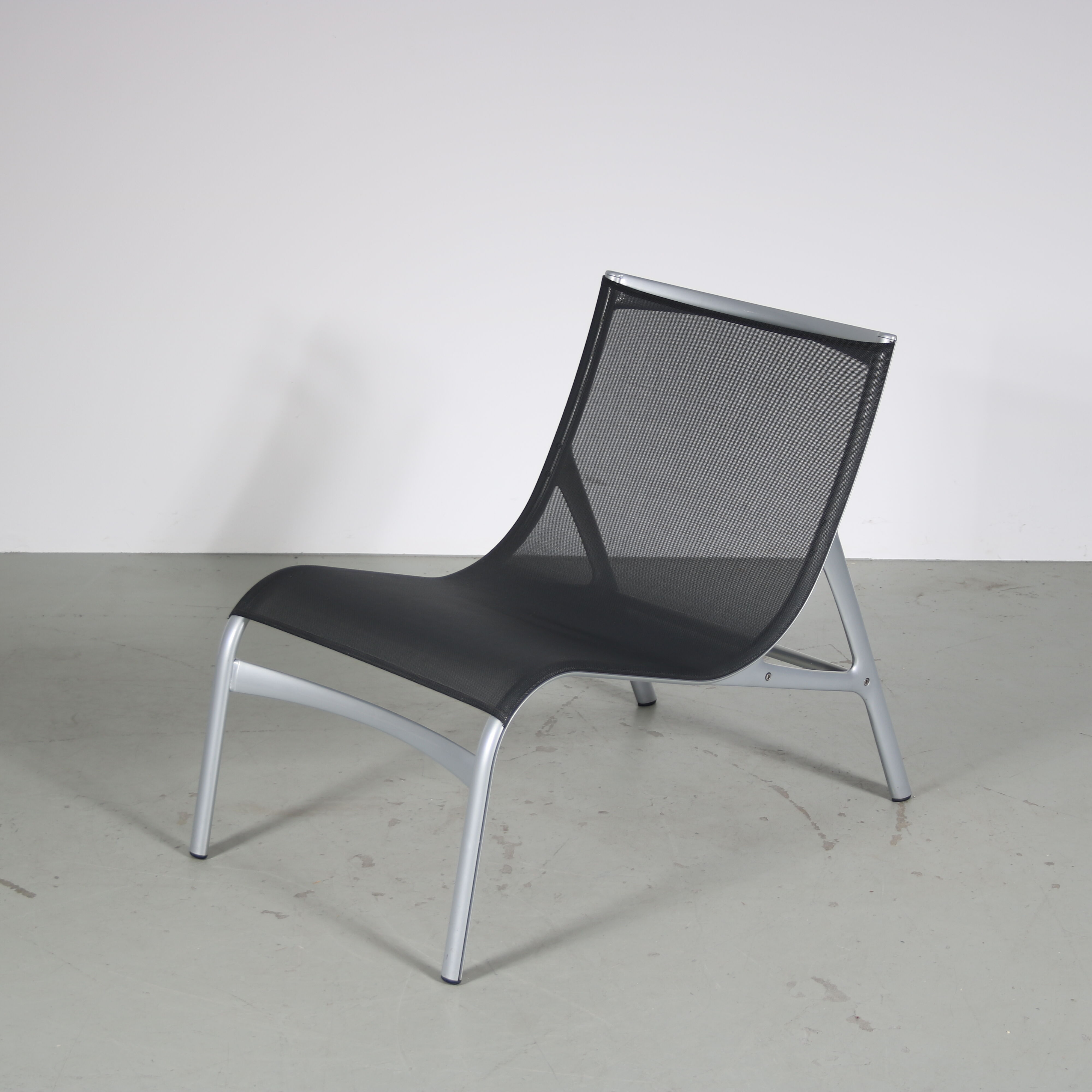 1980s alberto meda lounge chair for alias, italy