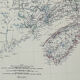 Antique Map of Canada (Eastern Sheet) circa 1869 Keith Johnston Royal Atlas Hand coloured map