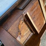 Solid wood desk with a drawer 1900