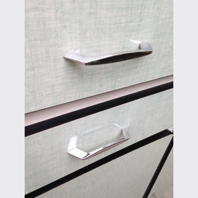 Green formica buffet of water