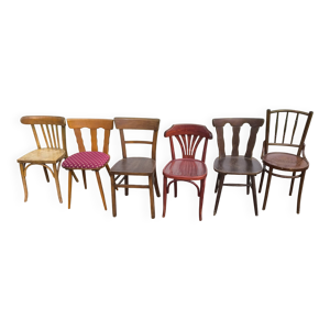 lot de 6 chaises bistrot