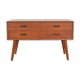 Mid-century danish teak chest of drawers, 1960s.
