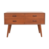 Mid-century danish teak chest of drawers, 1960s.