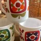 Lot of 15 mugs Arcopal vintage scania lotus mobil