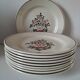 Assiettes HBCM Creil Monterau modèle Agnès