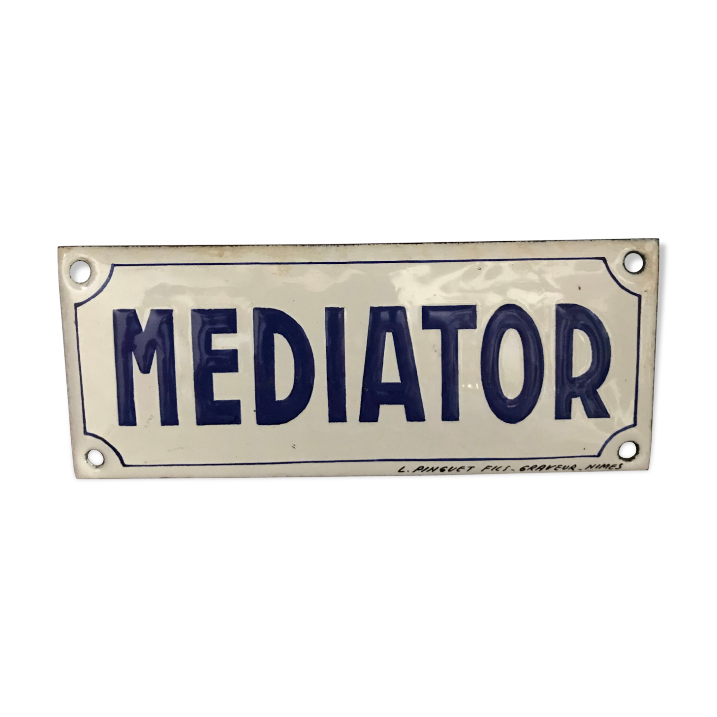 Mediator enamel plate