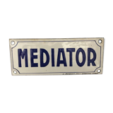 Plaque émaillée Mediator