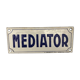 Plaque émaillée Mediator