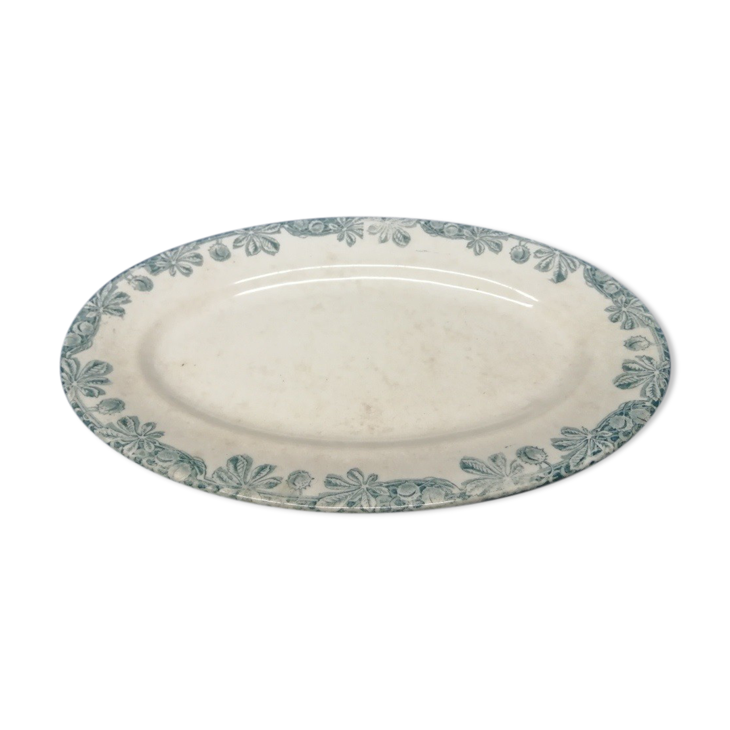Oval porcelain dish