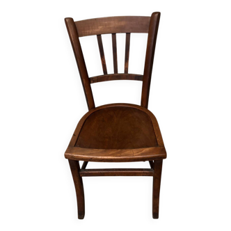 Chaise bistrot bois blond