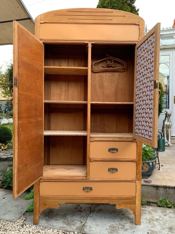 Armoire parisienne d’hôtel art déco 1920 démontable