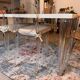 Kartell TopTop Table Philippe Starck – white glass – iconic design